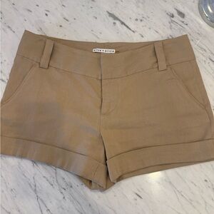 Alice + Olivia High Waist linen Shorts